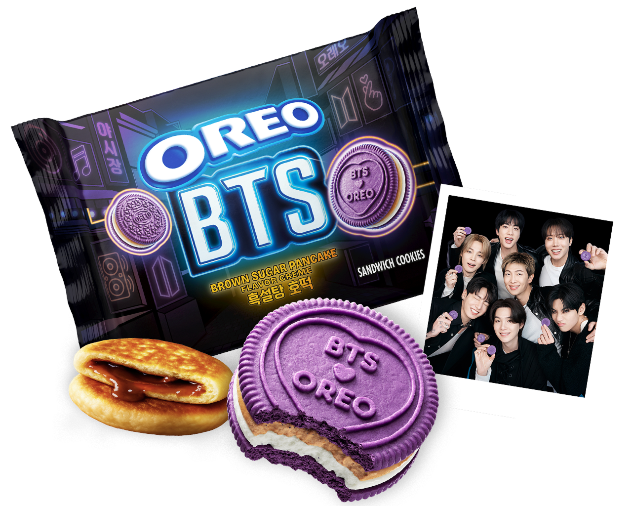 Pacote OREO & BTS edição limitada